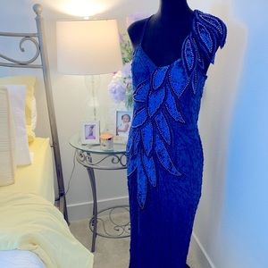 Vintage Sequins Pageant Gown